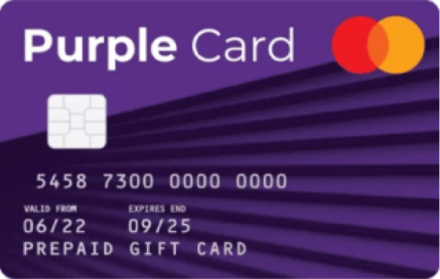 Purple Card Gift Card